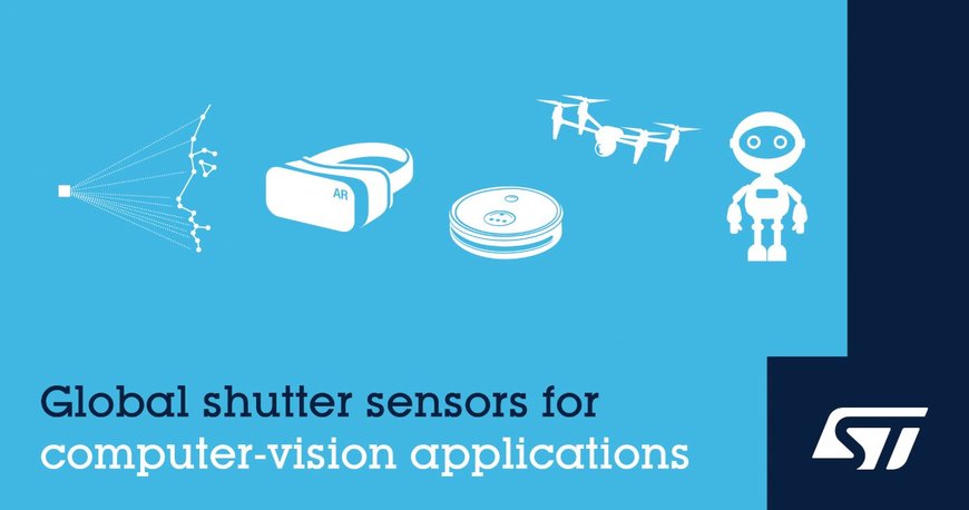 STMicroelectronics Powers Next-Generation Computer-Vision Applications with High-Performance Global-Shutter Image Sensors